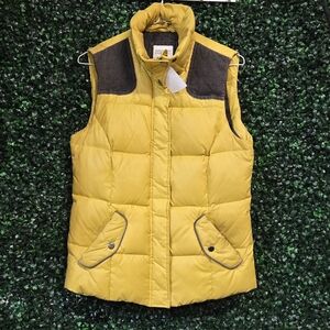 Esprit Yellow Quilted Puffer Vest